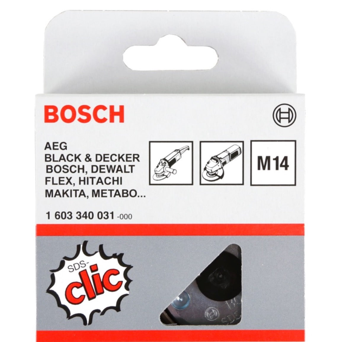 Bosch SDS clic Schnellspannmutter 4x für Winkelschleifer mit M14 Aufnahme ( 16033400314 ) - Toolbrothers