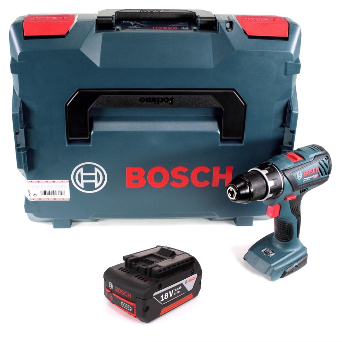 Bosch Professional GSR 18V-28 Akku Bohrschrauber in L-Boxx + 1 x 3,0 Ah Akku - ohne Ladegerät - Toolbrothers