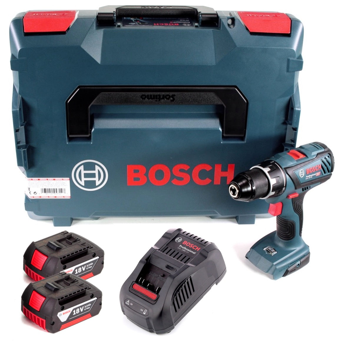 Bosch Professional GSR 18V-28 Akku Bohrschrauber in L-Boxx + 2 x 3,0 Ah Akku + Ladegerät - Toolbrothers