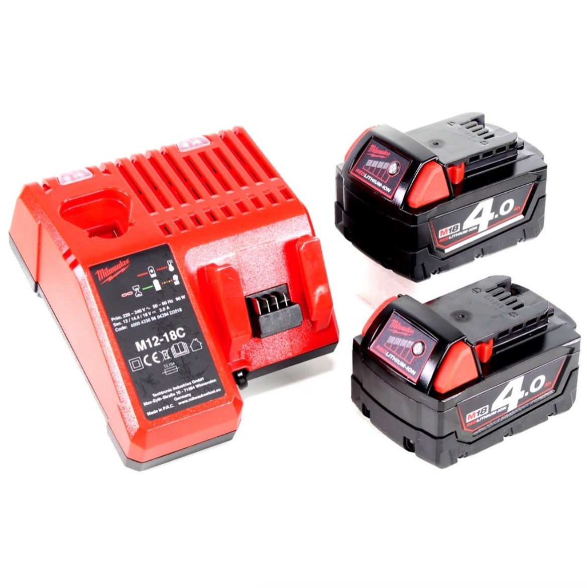 Milwaukee M18 BLDD 402 C 18 V Brushless Li-Ion Akku Bohrschrauber im Koffer + 2 x 4,0 Ah Akku + Ladegerät - Toolbrothers