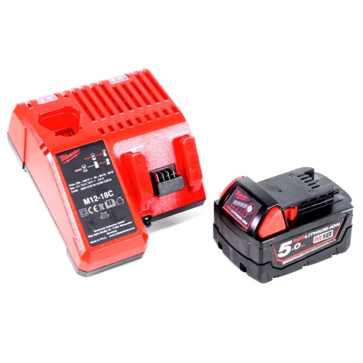 Milwaukee M18 BLDD 501 C 18 V Brushless Li-Ion Akku Bohrschrauber im Koffer + 1 x 5,0 Ah Akku + Ladegerät - Toolbrothers