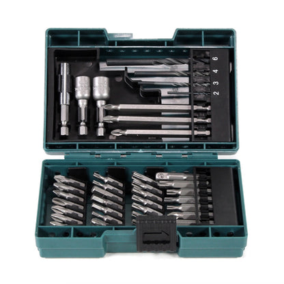 Makita DDF 481 SM1J Akku Bohrschrauber 18 V 115Nm im Makpac + 1x 4,0 Ah Akku + Ladegerät + 38 tlg. Bit- & Bohrer Set - Toolbrothers