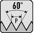 Jeu de tarauds à main RUKO DIN 352 3 pièces M 2,5x pas 0,45mm (8000422151)