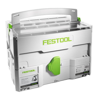 Festool SYS-SB Storage Box Werkzeugkoffer mit schwenkbaren Oberfächern ( 499901 ) - Toolbrothers