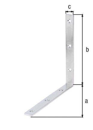 Angle d'éclairage GAH L180x180 mm largeur 20 mm (8001514139)