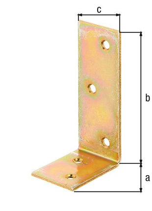 Angle d'éclairage GAH L80x40 mm largeur 30 mm (8001586374)