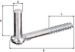 Pince GAH à visser 13x115mm (8001719930)