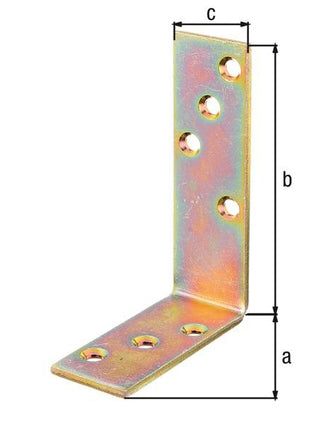 Angle d'éclairage GAH L120x80 mm largeur 35 mm (8001889054)