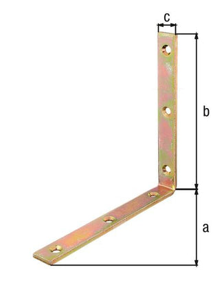 Angle d'éclairage GAH L160x160 mm largeur 20 mm (8002657138)