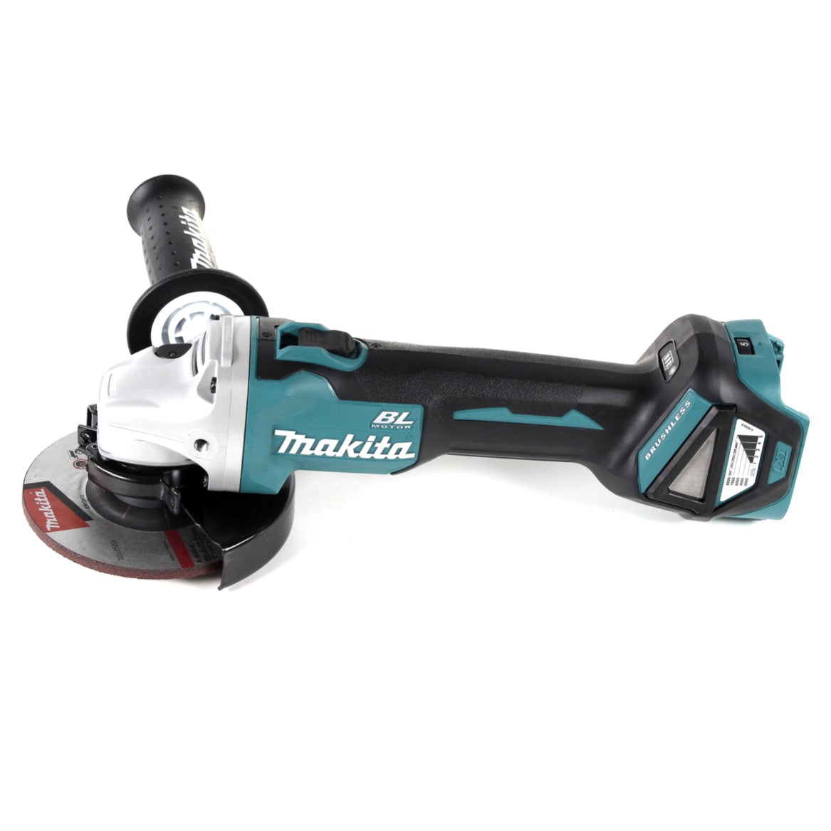 Makita DGA 511 RM1J Akku Winkelschleifer 18 V 125mm Brushless + 1x Akku 4,0Ah + Ladegerät + Makpac - Toolbrothers