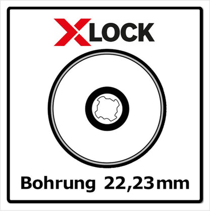 Bosch Trennscheiben X-LOCK 125 x 22,23mm Expert for Inox & Metal gerade ( 25x 2608619264 ) - Toolbrothers