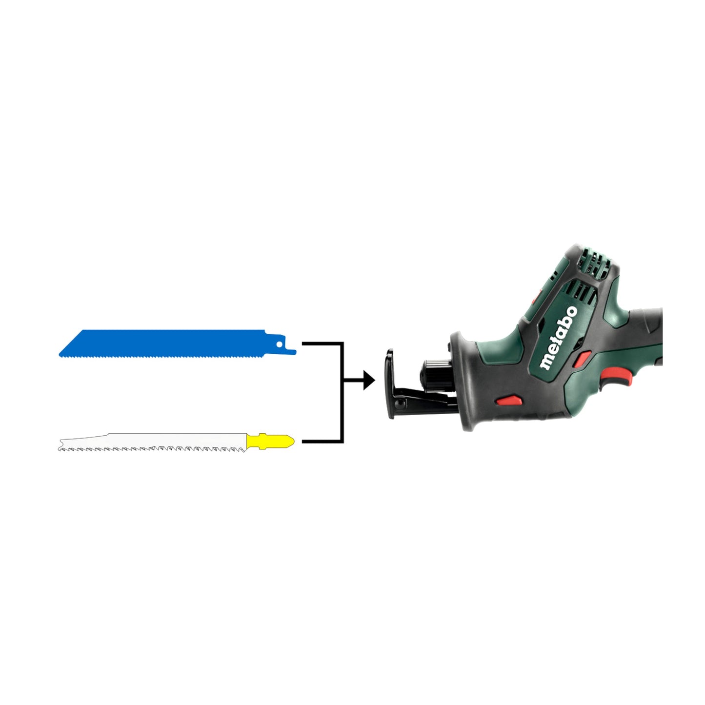 Metabo SSE 18 LTX Compact Akku Reciprosäge Säbelsäge 18 V 13 mm ( 602266890 ) Solo - ohne Akku, ohne Ladegerät