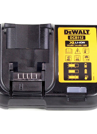 Cargador DeWalt DCB 112 XR Li-Ion para baterías de 10,8, 14,4 y 18 V