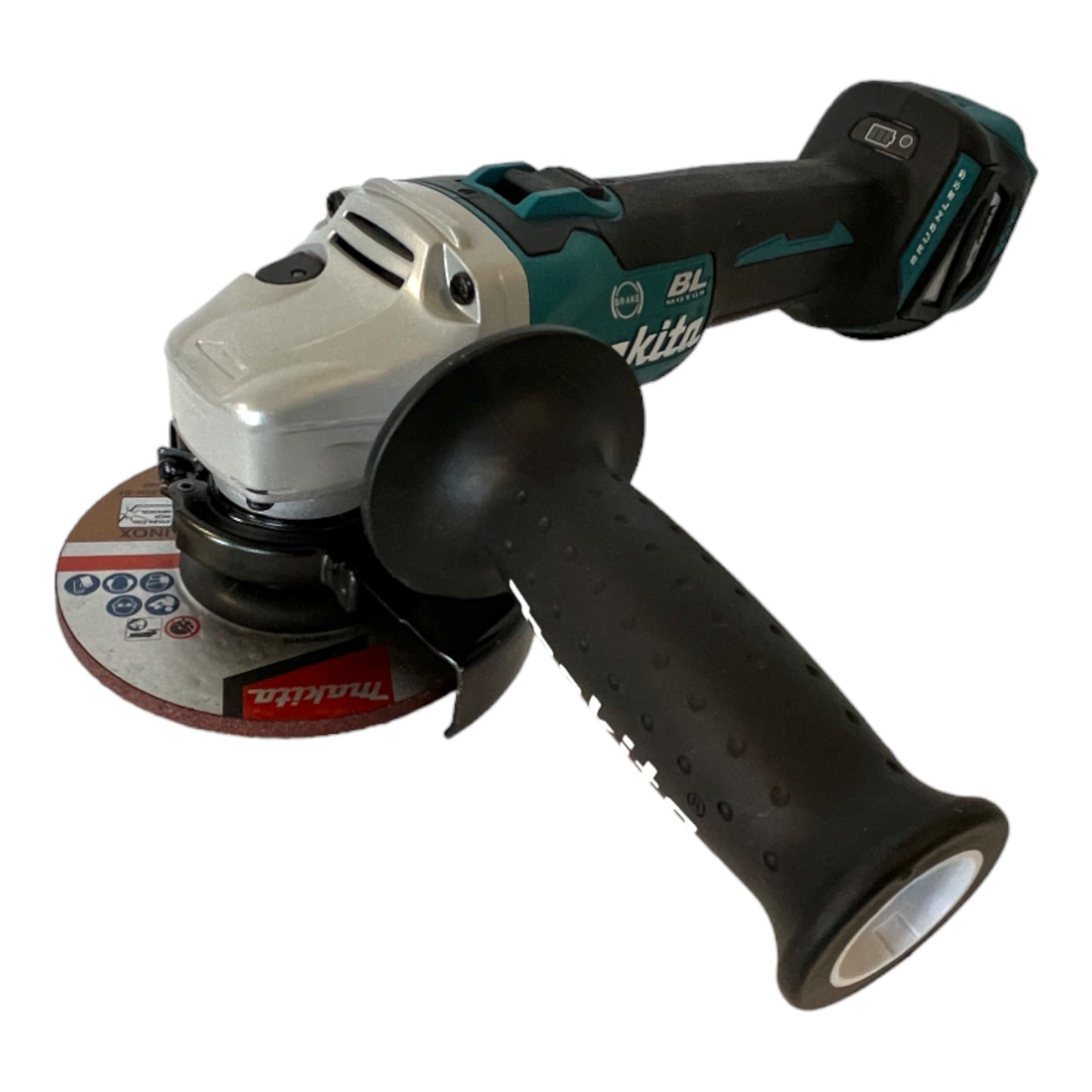 Meuleuse d'angle sur batterie Makita DGA 514 ZJU1 18 V 125 mm brushless + MAKPAC - sans batterie, sans chargeur