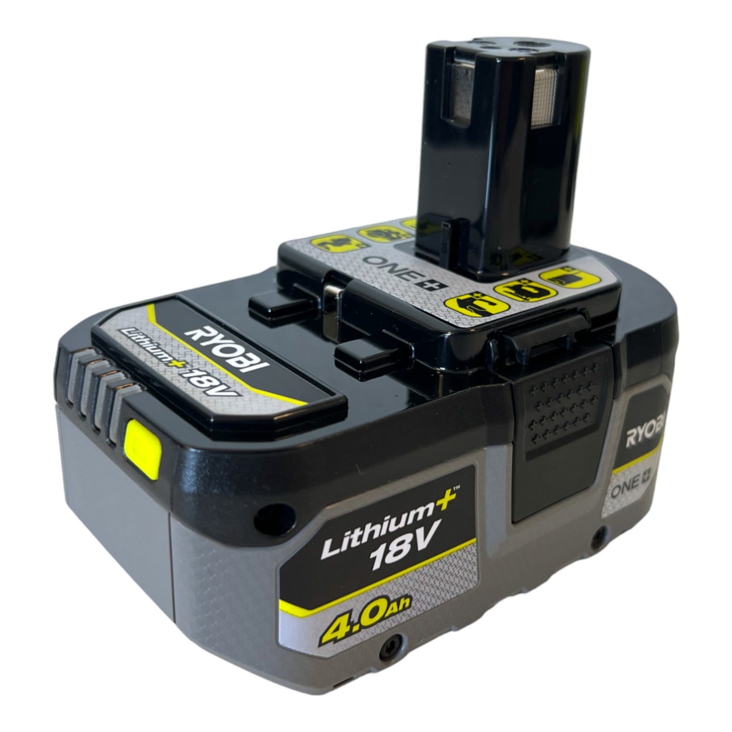 Batterie Ryobi RB1840X 18 V 4,0 Ah / 4000 mAh Li-Ion ONE+ HP (5133005053) avec indicateur de niveau de charge