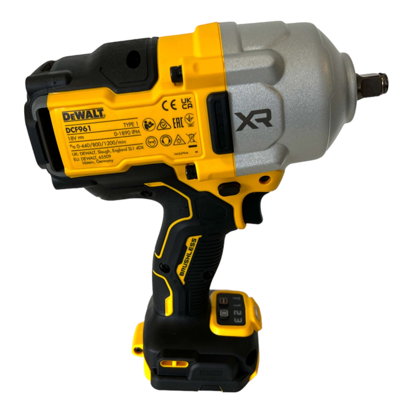 Clé à chocs sans fil DeWalt DCF 961 NT 18 V 1632 Nm 1/2" brushless + TSTAK - sans batterie, sans chargeur