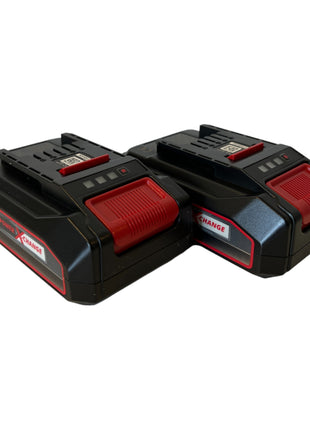 Einhell 2x 18V 2,5Ah PXC-Twinpack Power X-Change (4511524) 18V 2,5Ah Li-Ion avec indicateur de niveau de charge