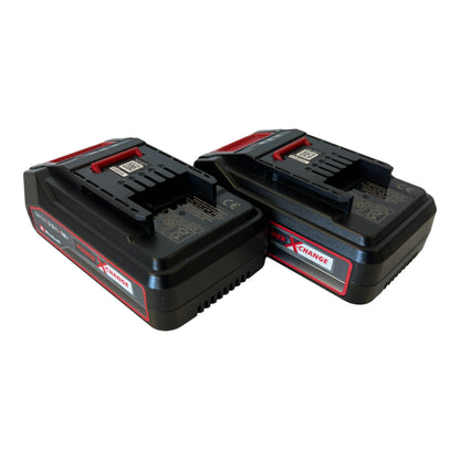 Einhell 2x 18V 2,5Ah PXC-Twinpack Power X-Change (4511524) 18V 2,5Ah Li-Ion avec indicateur de niveau de charge