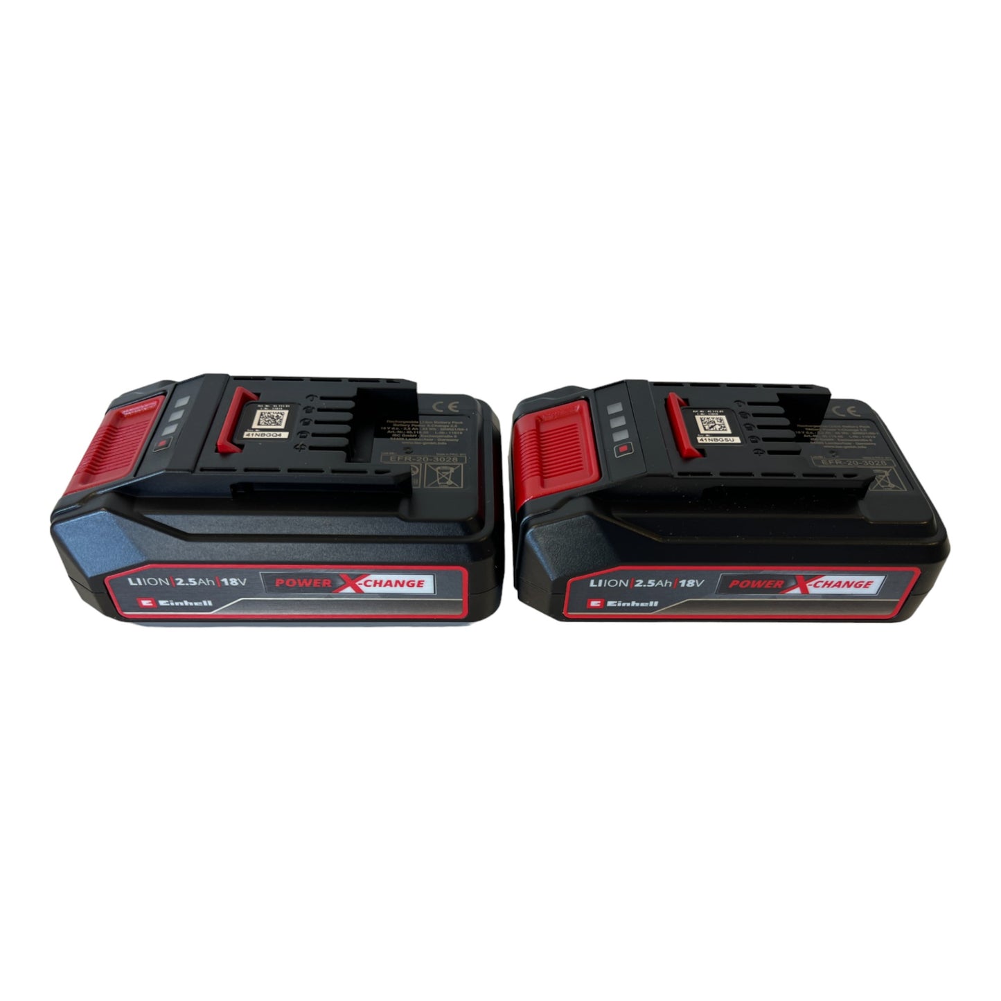 Einhell 2x 18V 2,5Ah PXC-Twinpack Power X-Change (4511524) 18V 2,5Ah Li-Ion avec indicateur de niveau de charge