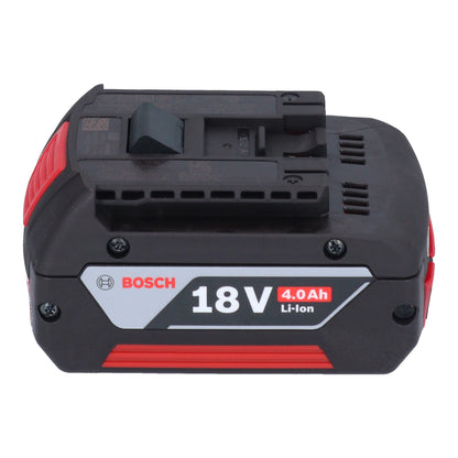 Ponceuse excentrique sur batterie Bosch GEX 185-LI Professional 18 V 125 mm sans balais + 1x batterie 4,0 Ah - sans chargeur