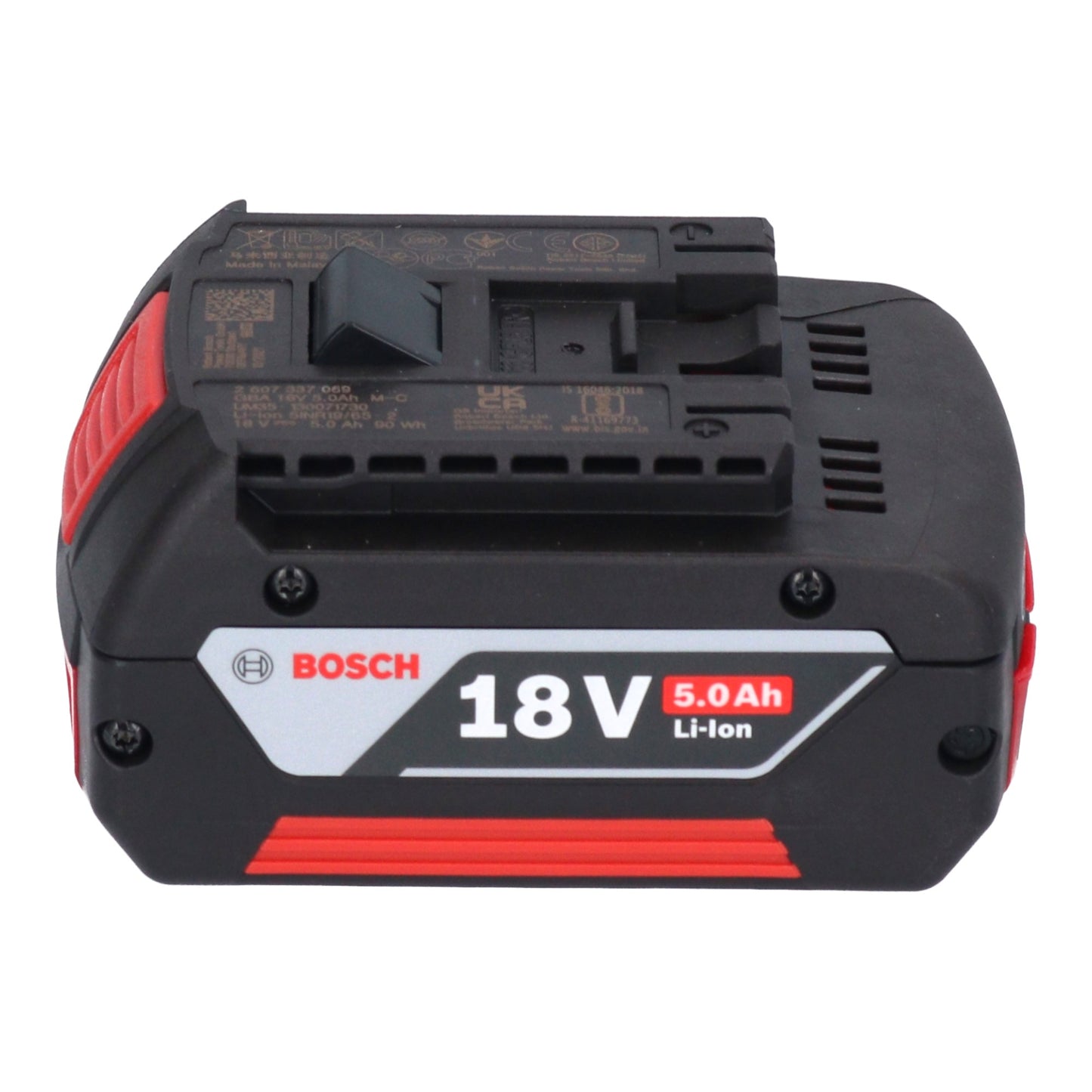 Bosch GEX 185-LI Professional Akku Exzenterschleifer 18 V 125 mm Brushless + 1x Akku 5,0 Ah - ohne Ladegerät