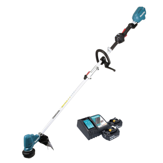 Coupe-bordure à batterie Makita DUR 191 LRFX3 18 V sans balais + 2x batteries 3,0 Ah + chargeur