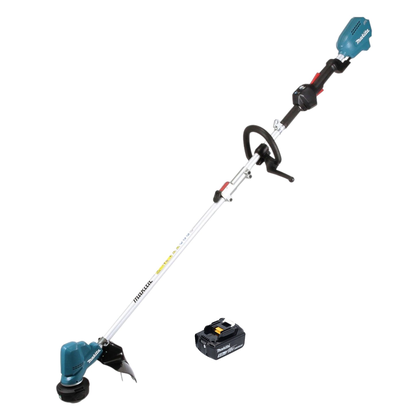 Coupe-herbe à batterie Makita DUR 191 LT1X3 18 V sans balais + 1x batterie 5,0 Ah - sans chargeur