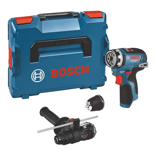 Bosch GSR 12V-35 FC perceuse-visseuse sans fil 12 V 35 Nm sans balais + 2x batteries 6,0 Ah + chargeur + 2x embout + L-Boxx