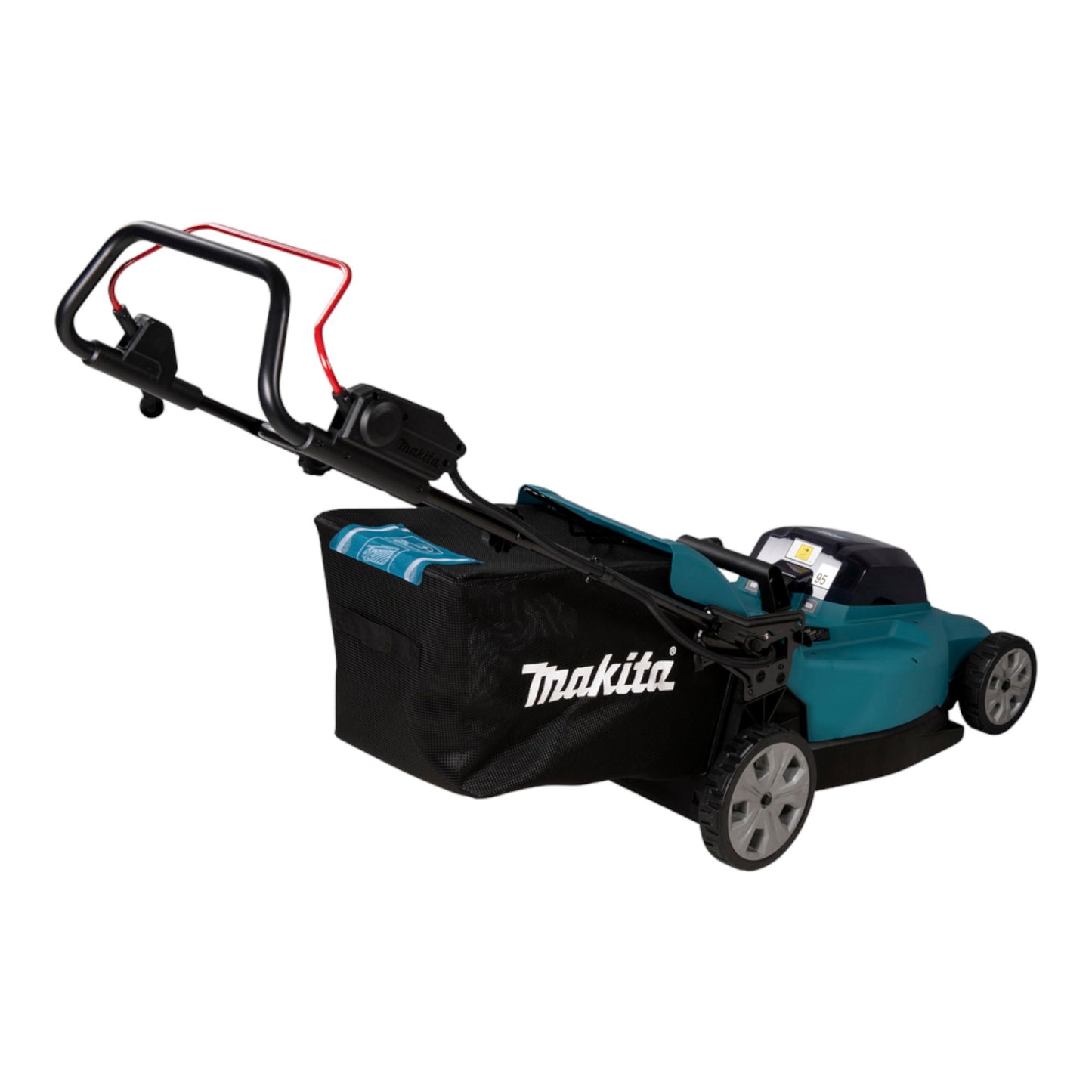 Makita DLM 480 CF2 Akku Rasenmäher 36 V ( 2x 18 V ) 48 cm 62 l + 2x Akku 3,0 Ah + Ladegerät