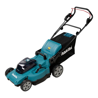 Makita DLM 480 CF2 Akku Rasenmäher 36 V ( 2x 18 V ) 48 cm 62 l + 2x Akku 3,0 Ah + Ladegerät