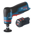 Bosch GWG 12V-50 S Meuleuse droite sans fil professionnelle 12 V 6 mm sans balais + 1x batterie 3,0 Ah - sans chargeur