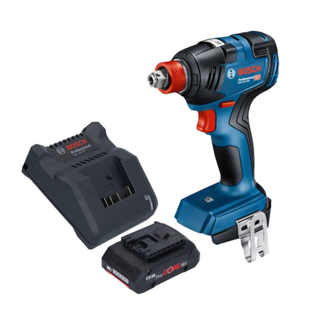 Bosch GDX 18V-200 Professional Clé à chocs rotative sans fil 18 V 200 Nm sans balais + 1 batterie ProCORE 4,0 Ah + chargeur