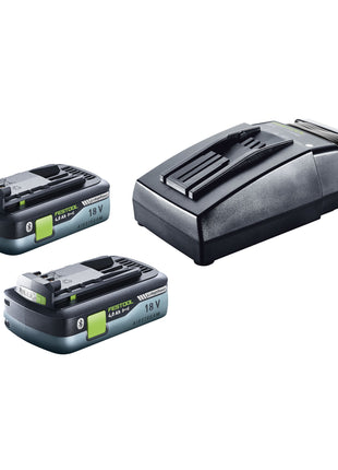 Marteau combiné à batterie Festool KHC 18 EB-Basic 18 V 2,6 J SDS-Plus sans balais + 2x batterie 4,0 Ah + chargeur + systainer