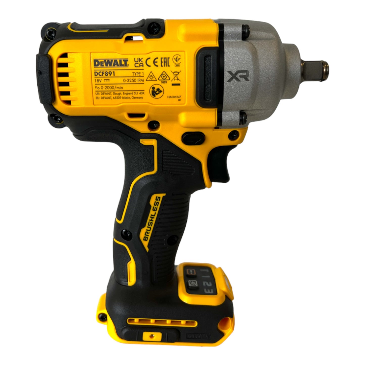 DeWalt DCF 891 E1T Akku Schlagschrauber 18 V 1084 Nm 1/2" Brushless + 1x Powerstack Akku 1,7 Ah + Ladegerät + TSTAK