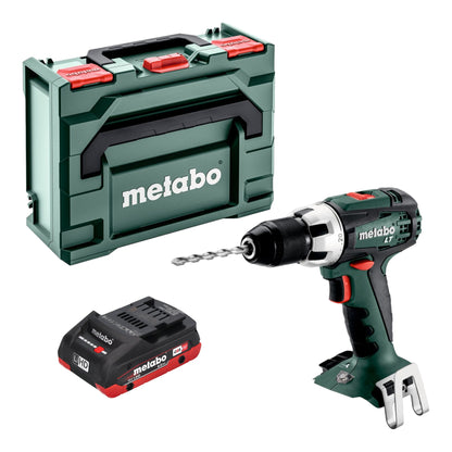 Perceuse-visseuse sans fil Metabo BS 18 LT 18 V 60 Nm + 1x batterie LiHD 4,0 Ah + metaBOX - sans chargeur