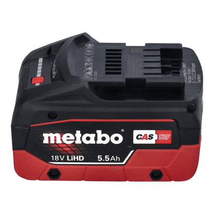 Perceuse-visseuse sans fil Metabo BS 18 LT 18 V 60 Nm + 1x batterie LiHD 5,5 Ah + metaBOX - sans chargeur