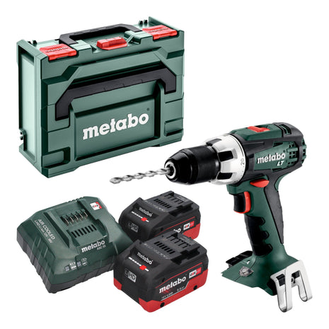 Perceuse-visseuse sans fil Metabo BS 18 LT 18 V 60 Nm + 2 batteries LiHD 5,5 Ah + chargeur + métaBOX