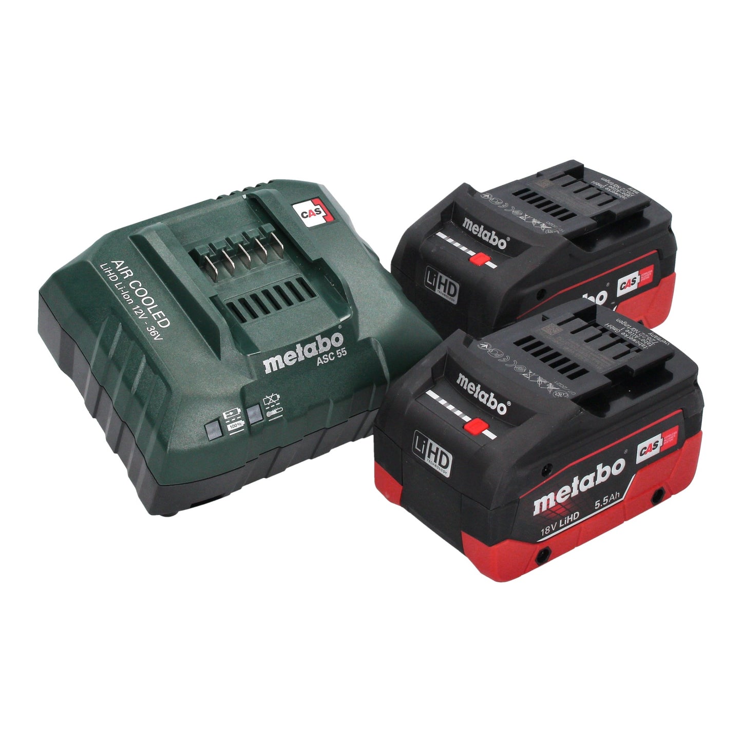 Perceuse-visseuse sans fil Metabo BS 18 LT 18 V 60 Nm + 2 batteries LiHD 5,5 Ah + chargeur + métaBOX