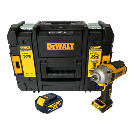 DeWalt DCF 891 NT Akku Schlagschrauber 18 V 1084 Nm 1/2" Brushless + 1x Akku 4,0 Ah + TSTAK - ohne Ladegerät