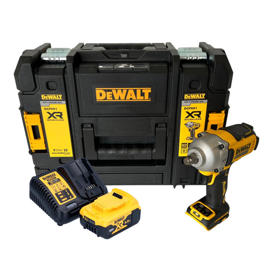 DeWalt DCF 891 P1T Akku Schlagschrauber 18 V 1084 Nm 1/2" Brushless + 1x Akku 5,0 Ah + Ladegerät + TSTAK