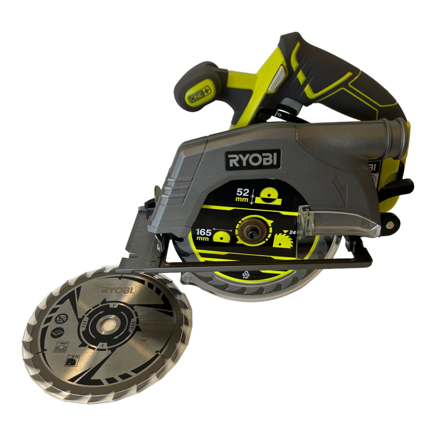 RYOBI R18CS-0 Akku Handkreissäge 18 V 165 mm Solo ( 5133002338 ) - ohne Akku, ohne Ladegerät