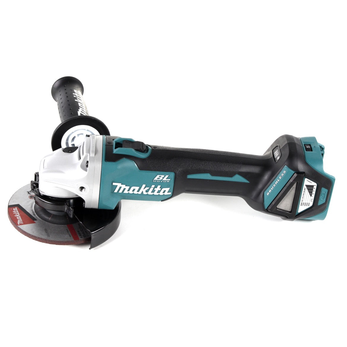 Makita DGA 511 SM1 Akku Winkelschleifer 18 V 125mm Brushless + 1x Akku 4,0Ah + Ladegerät + 2x Trennscheibe - Toolbrothers