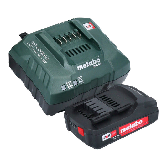 Scie alternative à batterie Metabo SSE 18 LTX Compact 18 V 13 mm + 1x batterie 2,0 Ah + chargeur