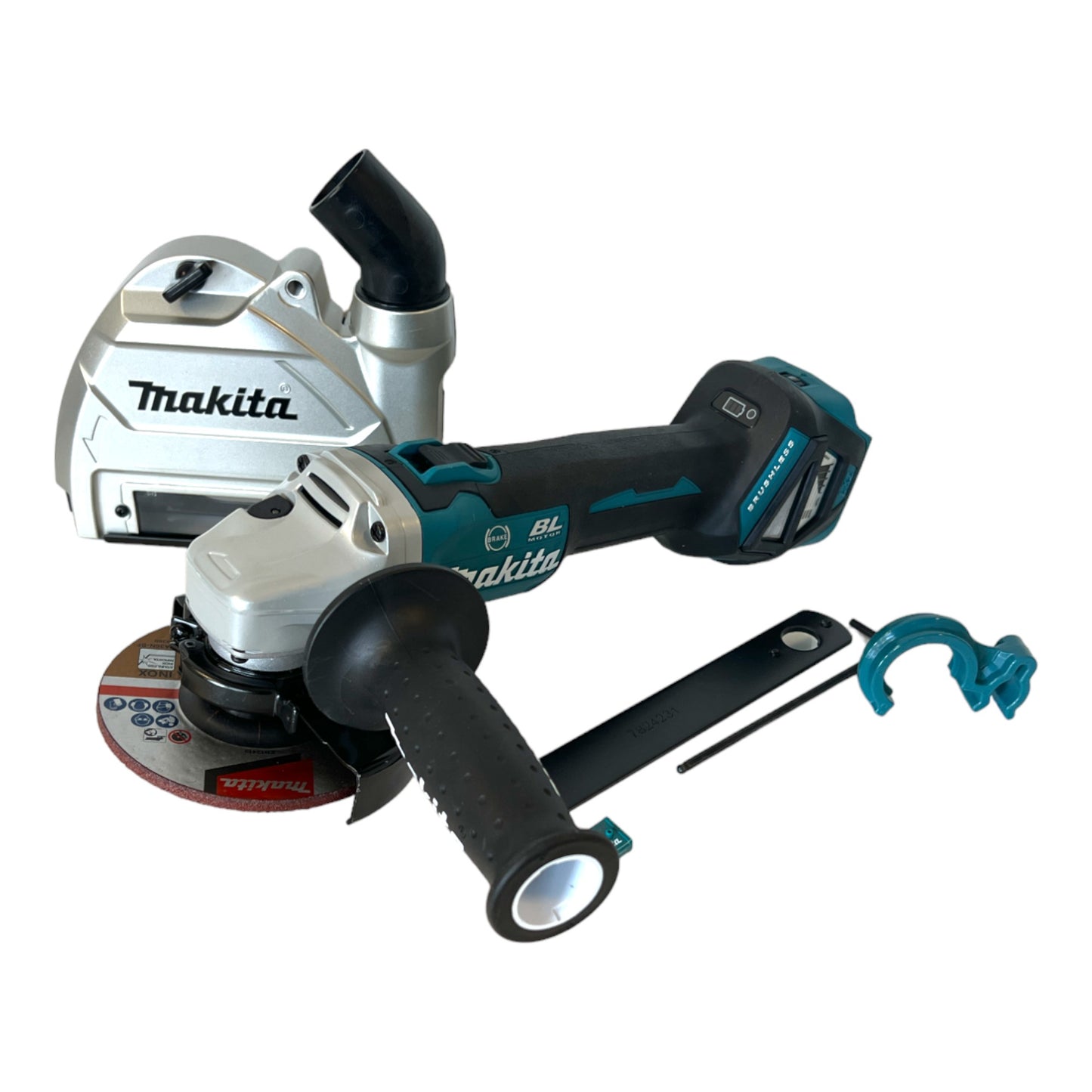 Makita DGA 514 RF1JU1 Akku Winkelschleifer 18 V 125 mm Brushless + 1x Akku 3,0 Ah + Ladegerät + Makpac