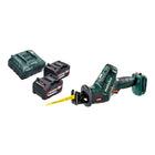 Scie sabre à batterie Metabo SSE 18 LTX Compact 18 V 13 mm + 2x batteries 4,0 Ah + chargeur