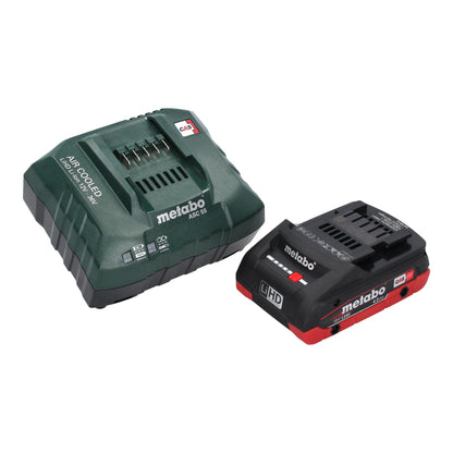 Scie alternative à batterie Metabo SSE 18 LTX Compact 18 V 13 mm + 1 batterie LiHD 4,0 Ah + chargeur