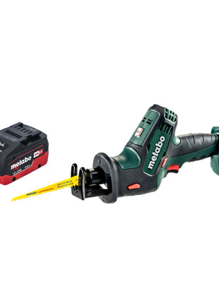 Metabo SSE 18 LTX Sierra de sable a batería compacta 18 V 13 mm + 1x batería LiHD 5,5 Ah - sin cargador