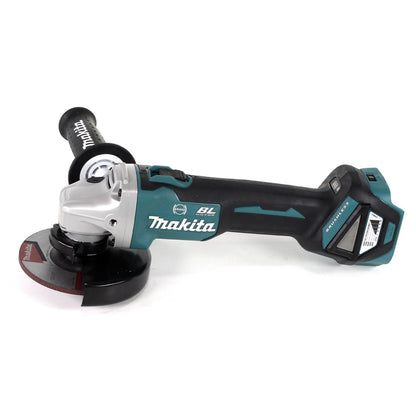 Makita DGA 513 SM1 Akku Winkelschleifer 18 V 125mm Brushless + 1x Akku 4,0Ah + Ladegerät + 3x Scheibe - Toolbrothers