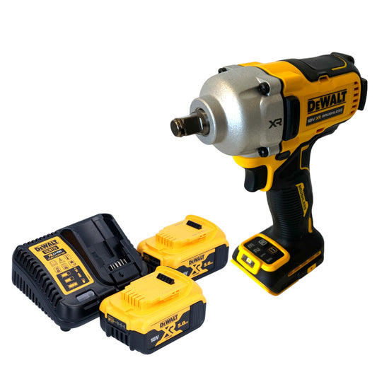 Clé à chocs sans fil DeWalt DCF 891 P2 18 V 1084 Nm 1/2" sans balais + 2x batteries 5,0 Ah + chargeur