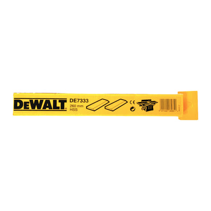 DeWalt 2x lames de rabot DE 7333 HSS 260 mm (4 pièces) pour D27300